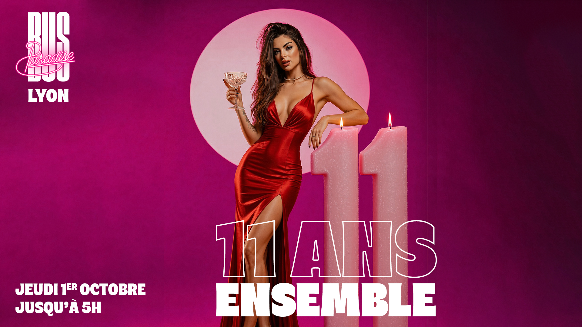 11 ans du Bus Paradise Lyon, soirée anniversaire du 1er octobre
